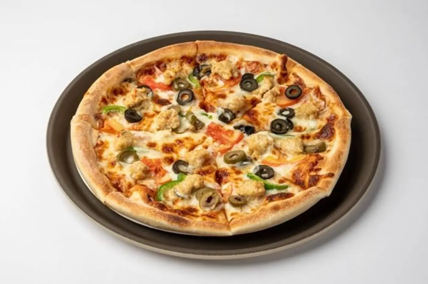 بيتزا دجاج - وسط