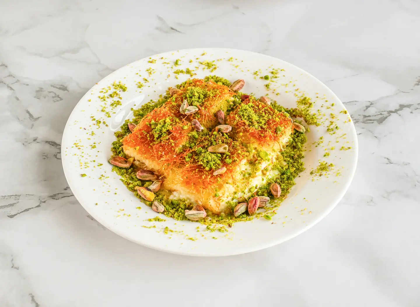 Rough Kunafa With Cream   Cold - نص كيلو
