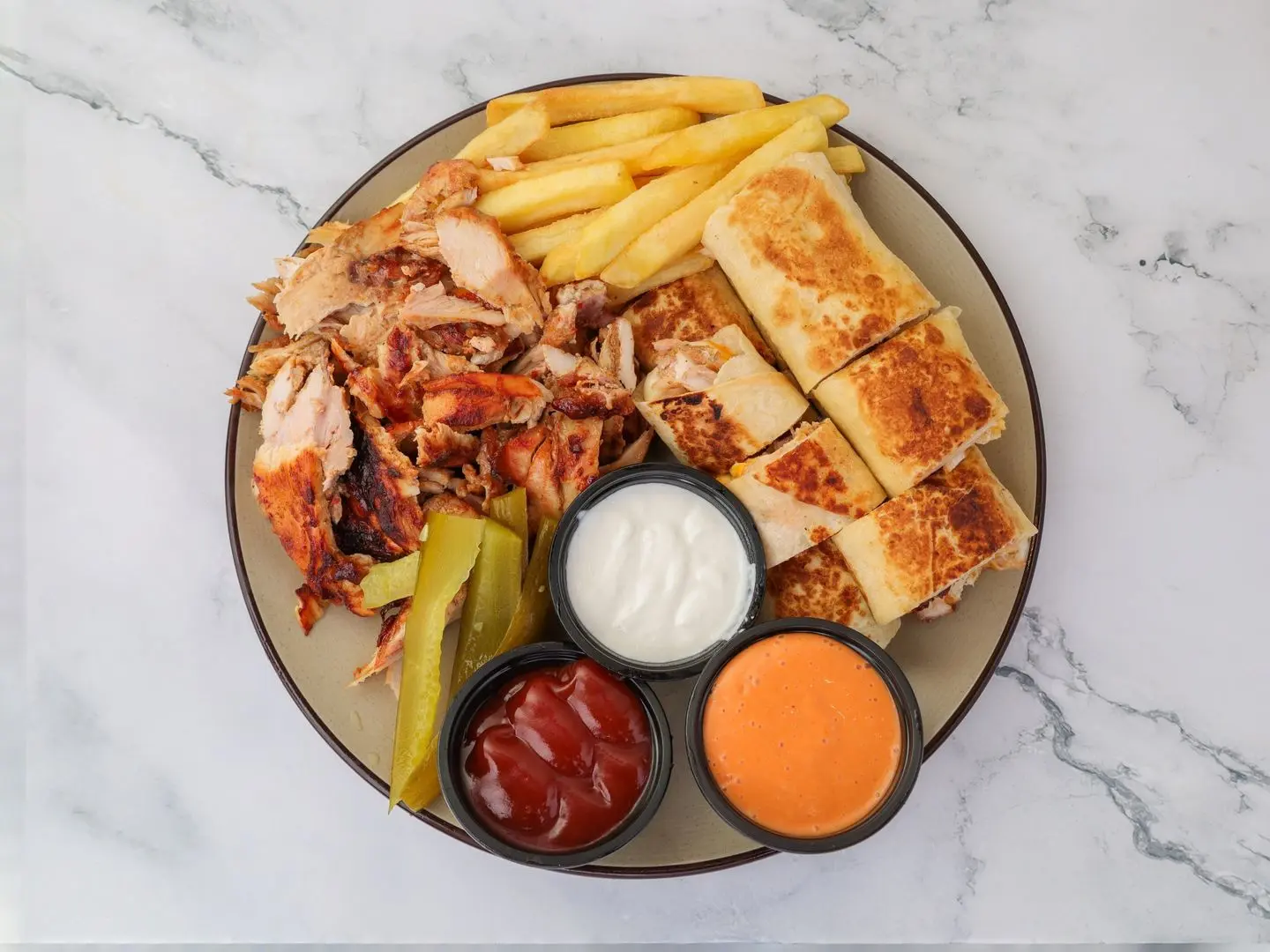 Mama Sharifah Shawarma Plate - Small