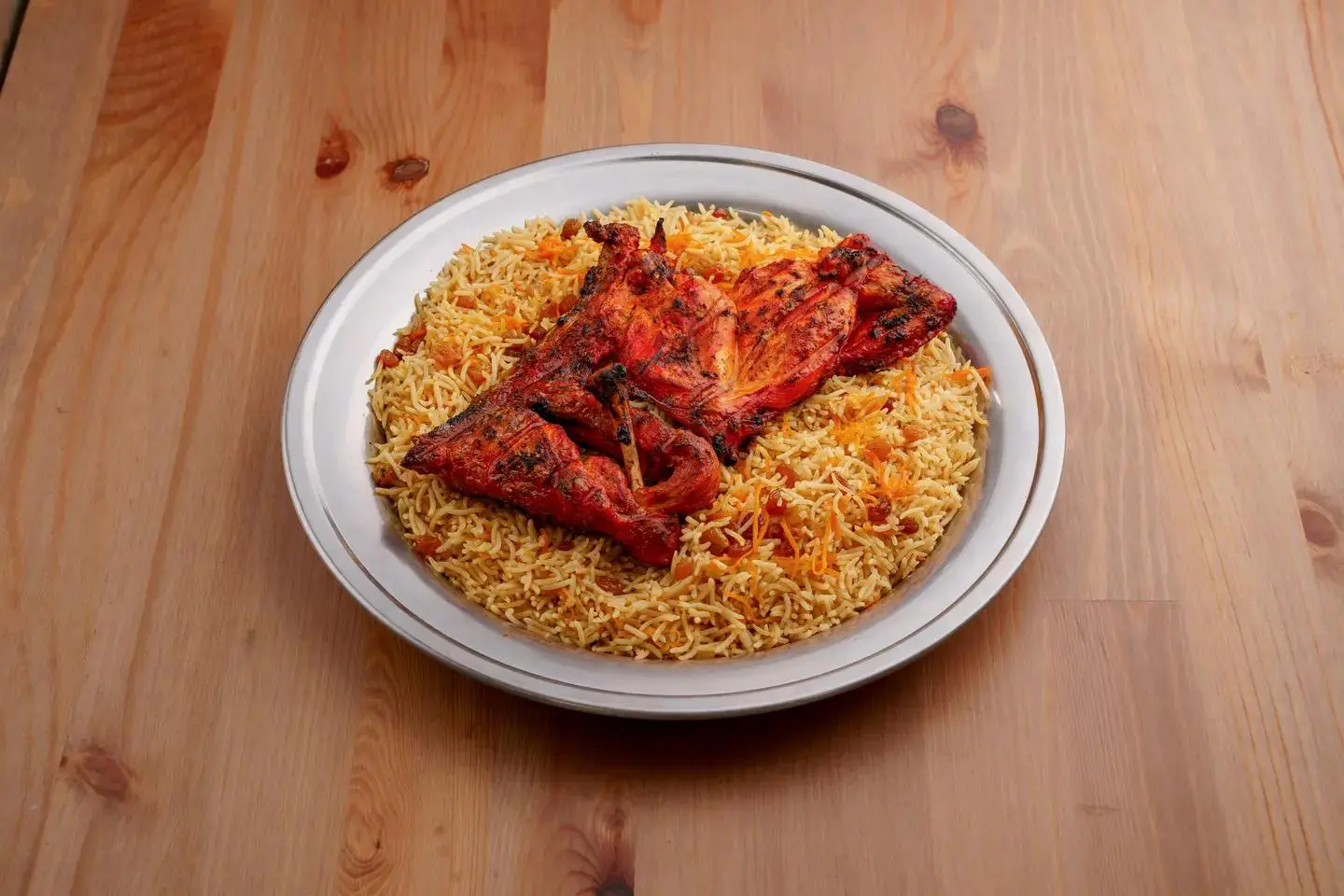 Charcoal Grilled Chicken With Rice - Half Chicken