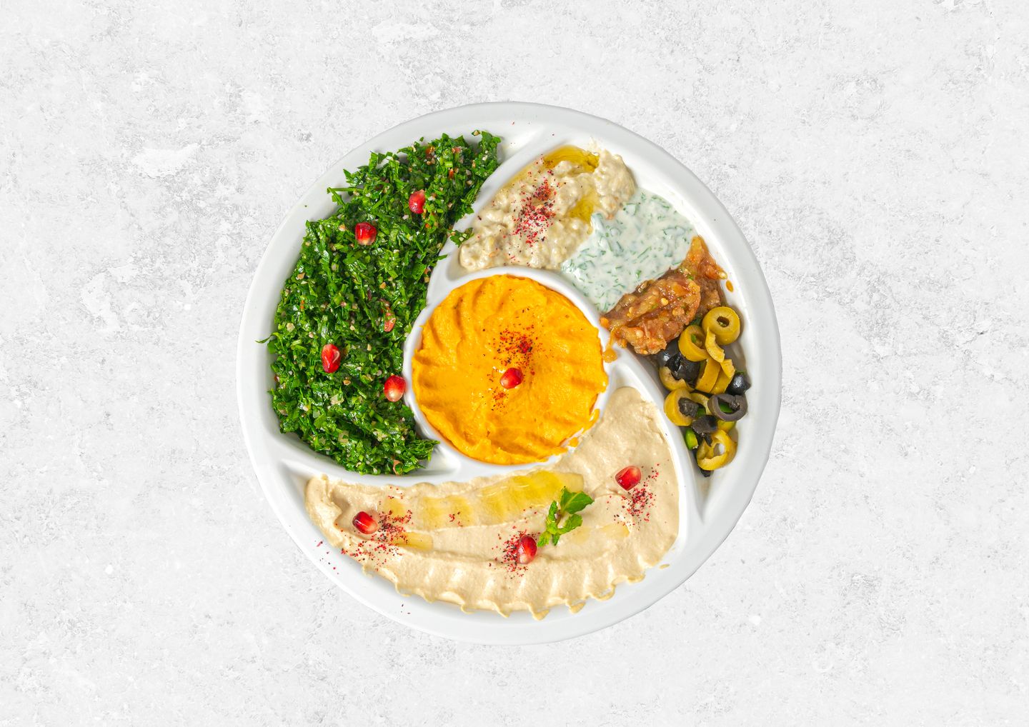 مقبلات مشكلة - وسط
