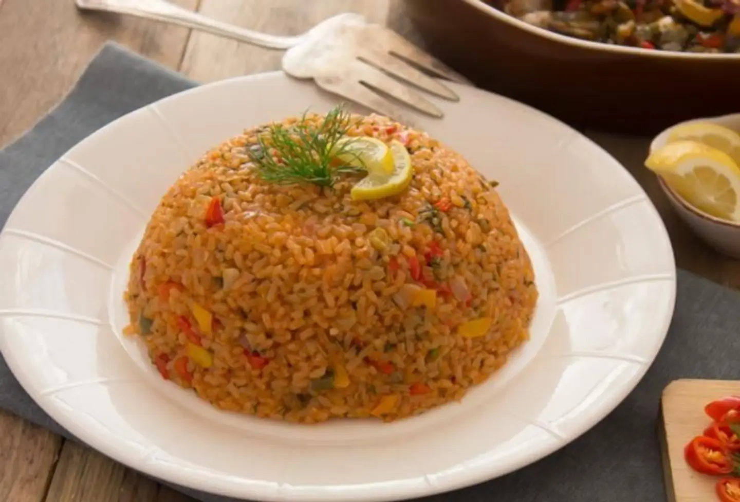 Sayadiyah Rice In The Egyptian - Small