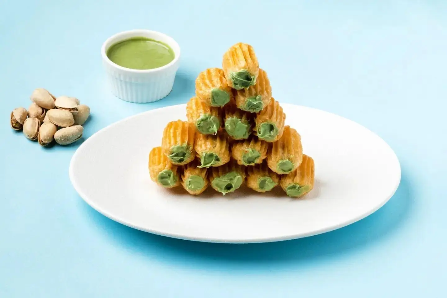 Tulumba With Pistachio - Small