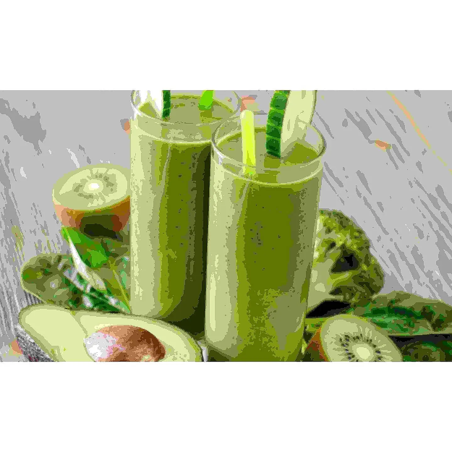 Avocado Kiwi Juice - Medium