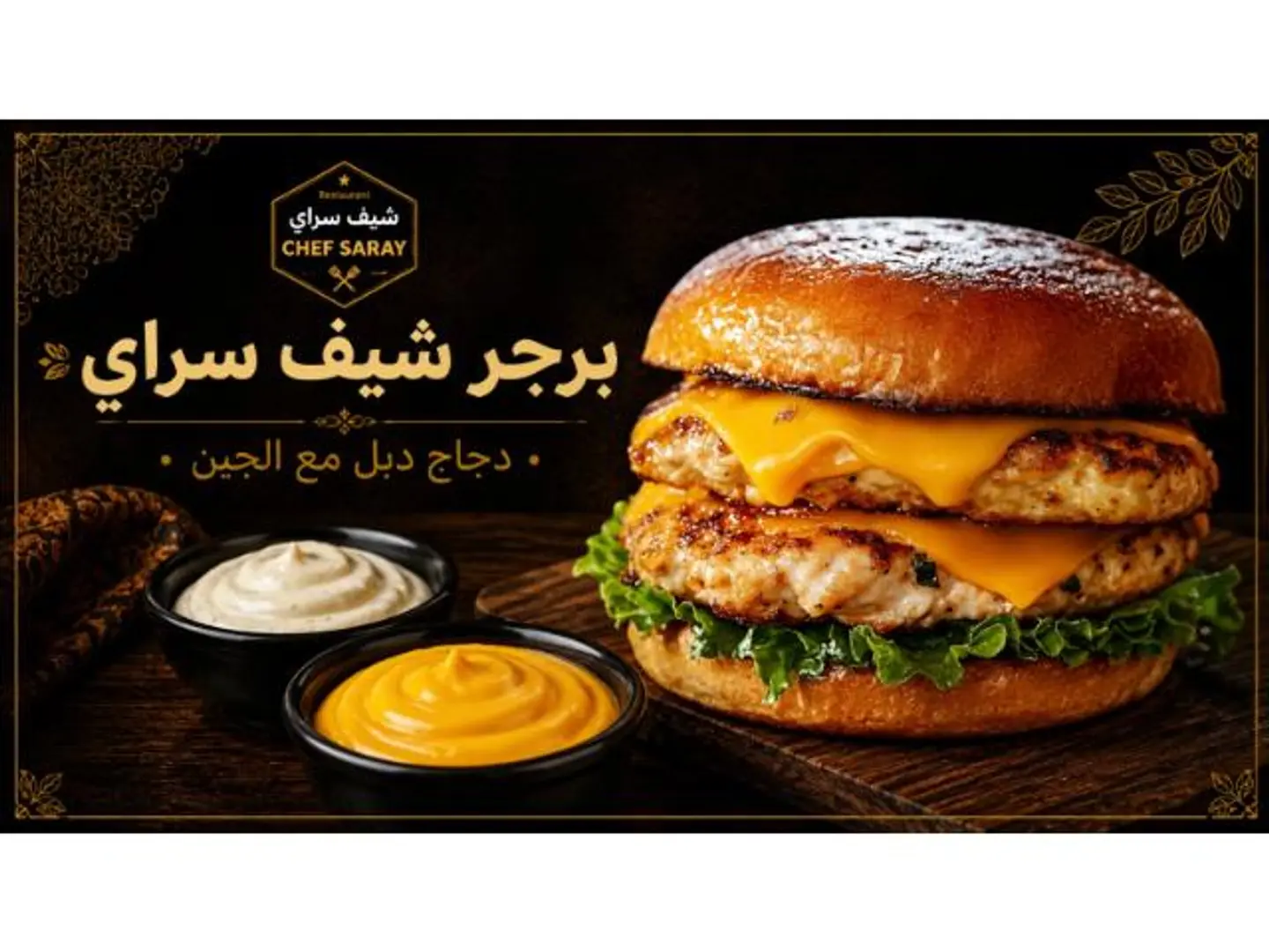 برجر شيف سراي دبل - دجاج