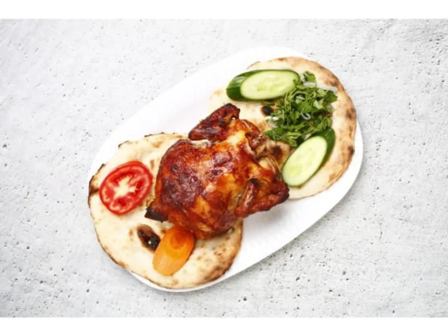 Grilled Chicken Without Rice - Quarter Of A Chicken