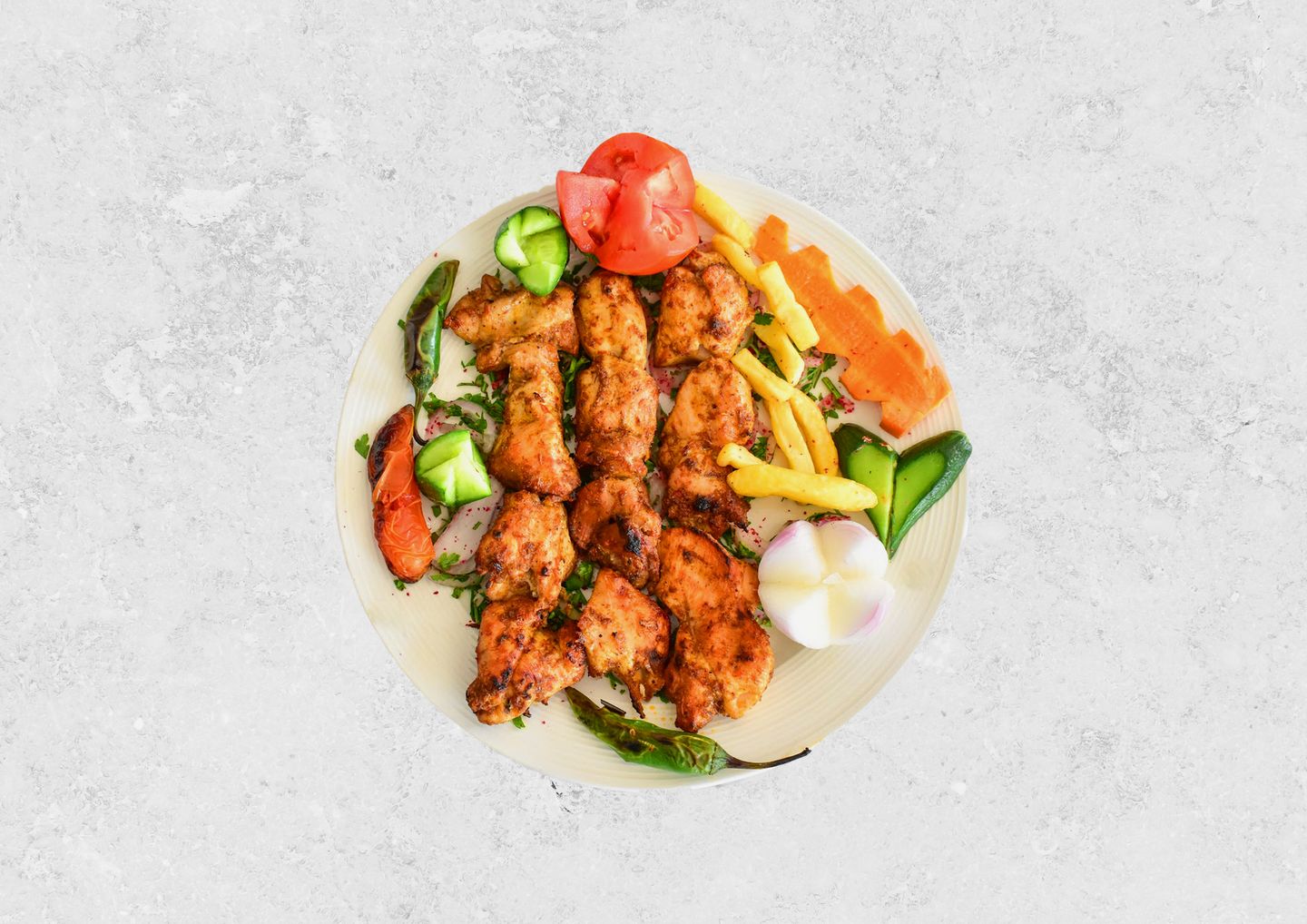Shish Tawouk - 4 Skewers