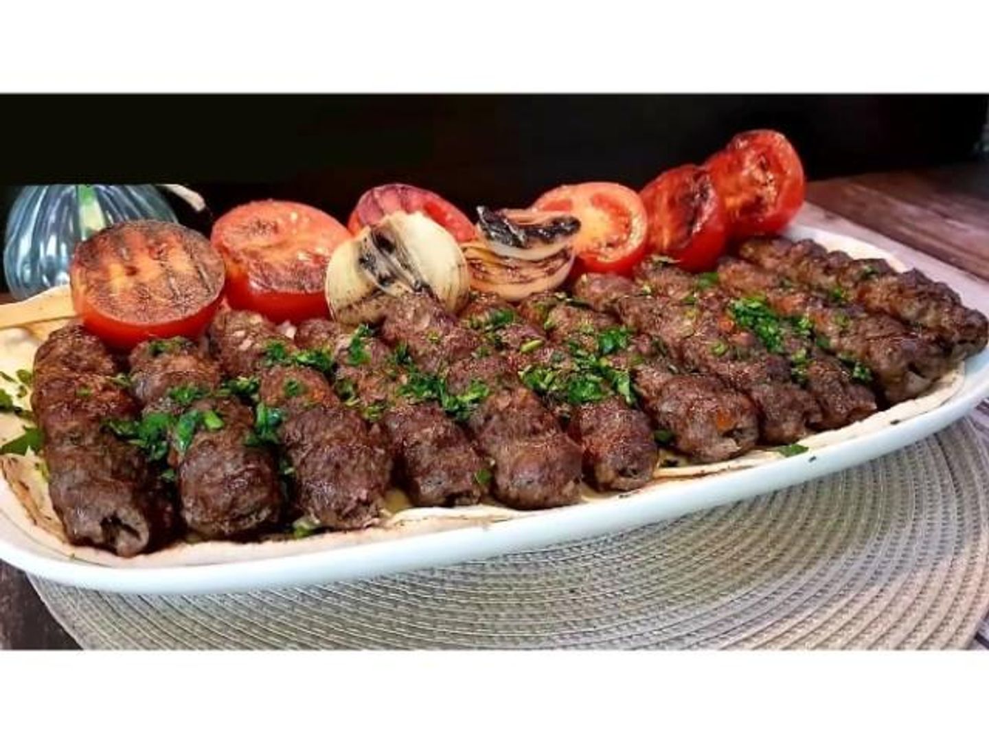 كباب لحم - صحن