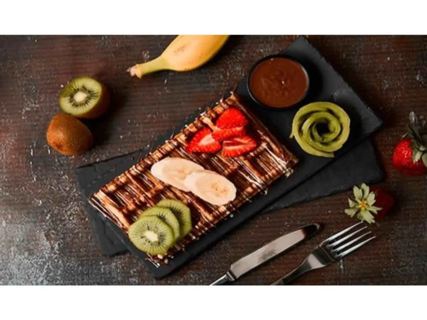 وافل مكس فواكه - صغير