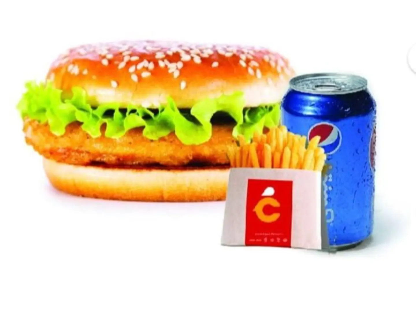 برجر دجاج مقلي - ساندوتش