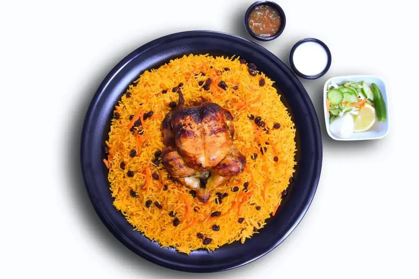 Grilled Chicken With Rice - Quarter Of A Chicken
