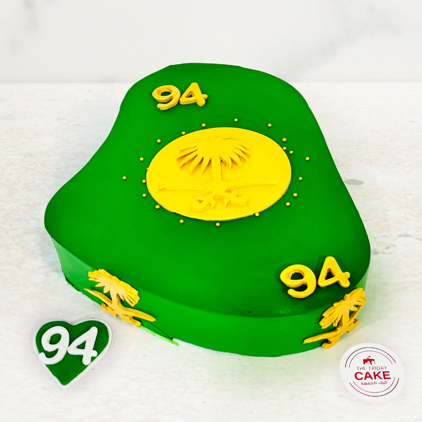 National Day Map Cake - Small