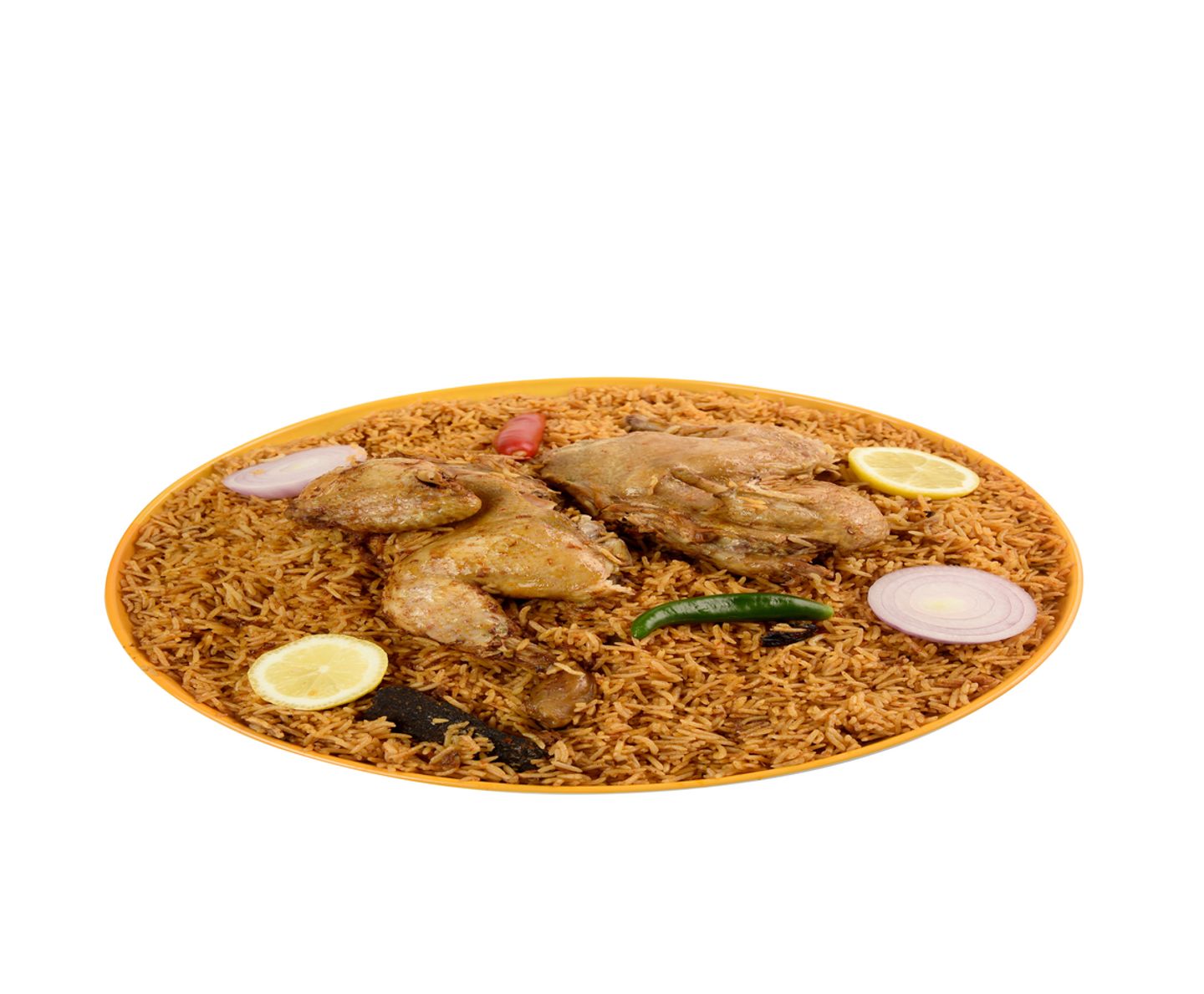 دجاج مدفون - نصف