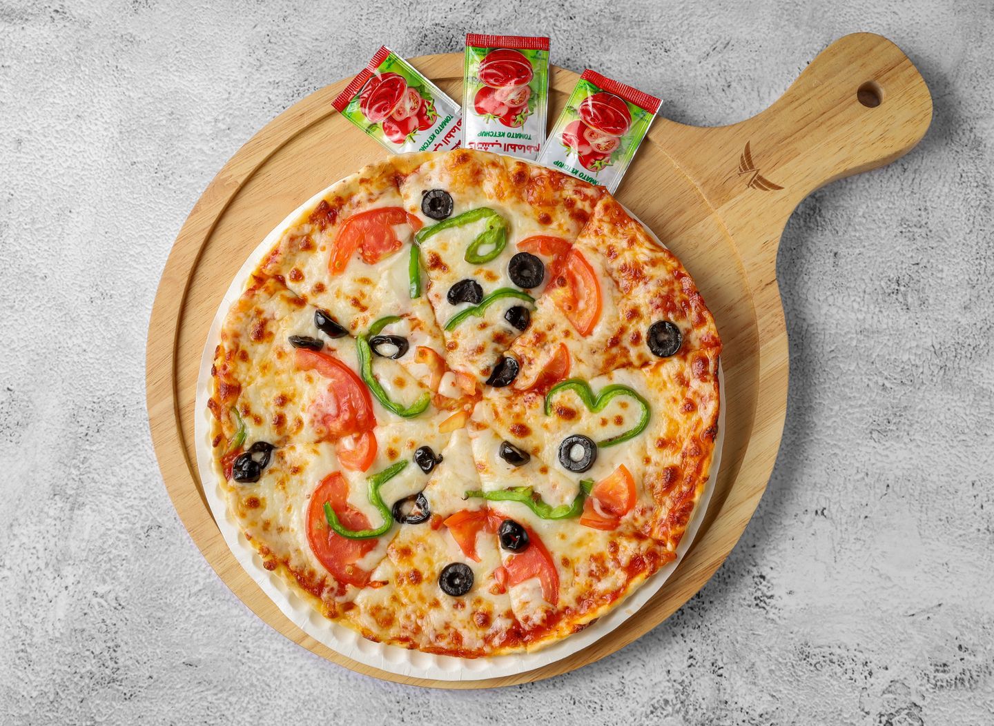 Vegetable Pizza - Small