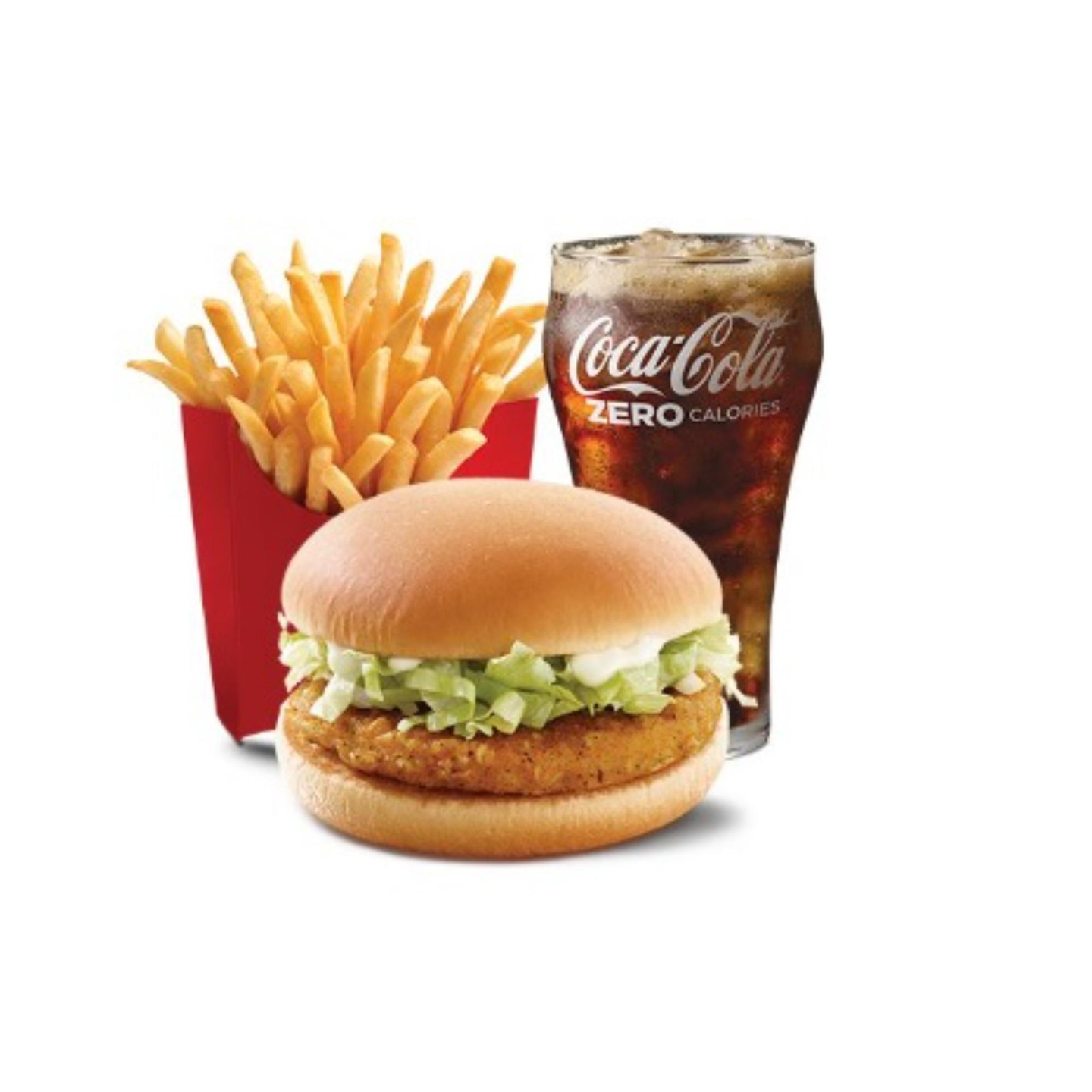 Chicken Burger Meal - Small