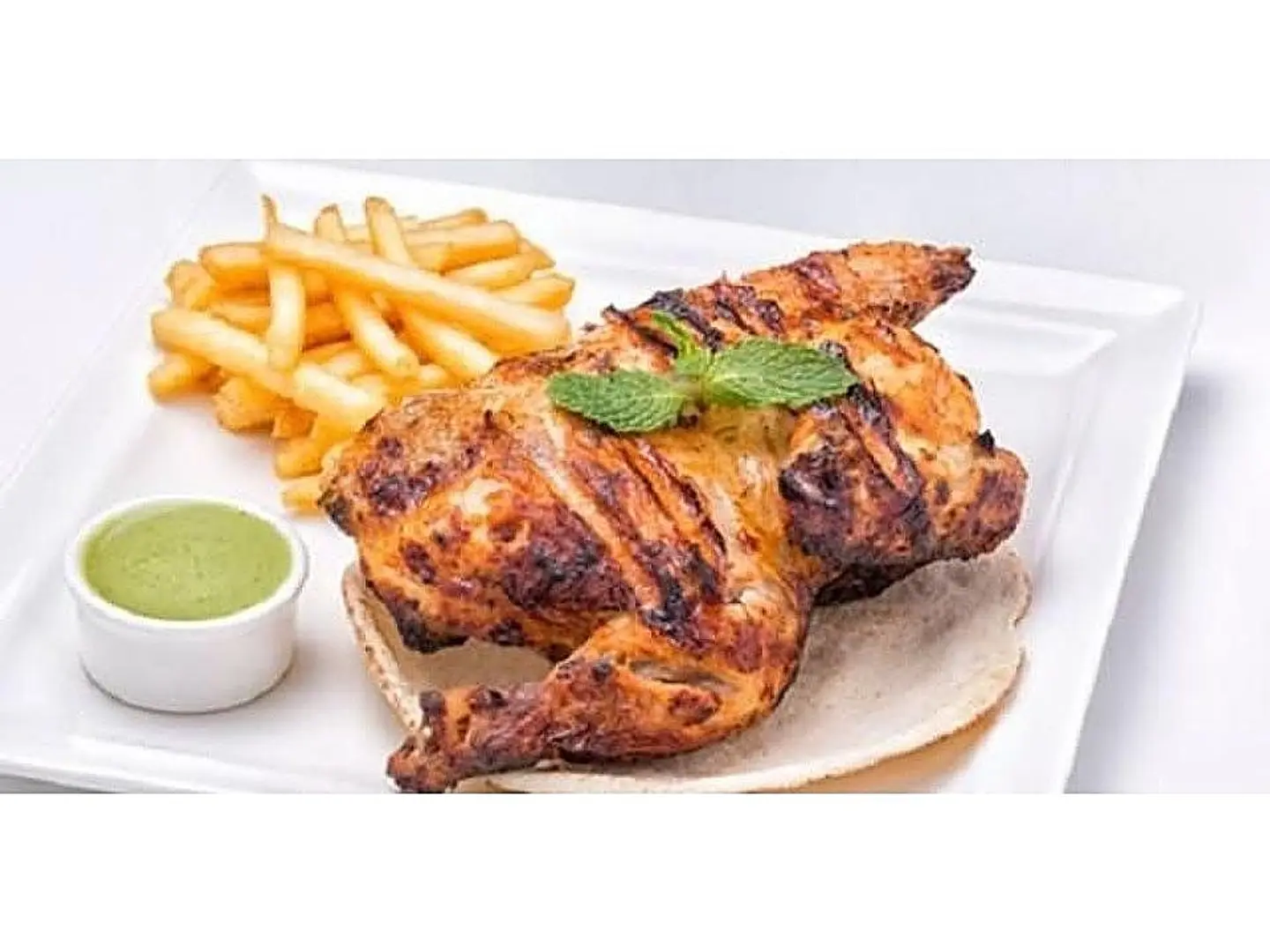 دجاج فحم سادة - نصف