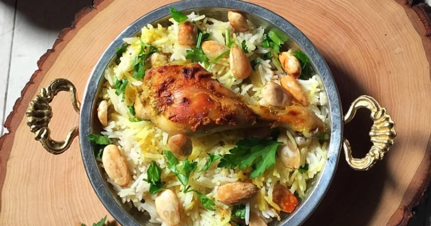 Mazyouna Chicken - Half Chicken With Rice