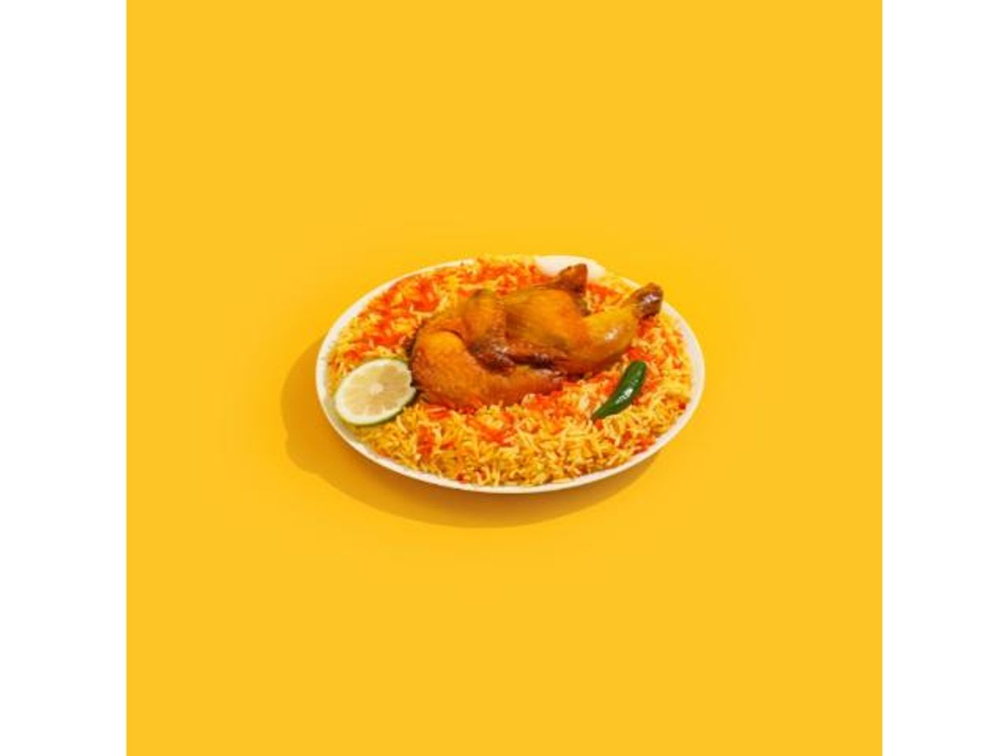 Mandi Chicken With Rice - Quarter Of A Chicken