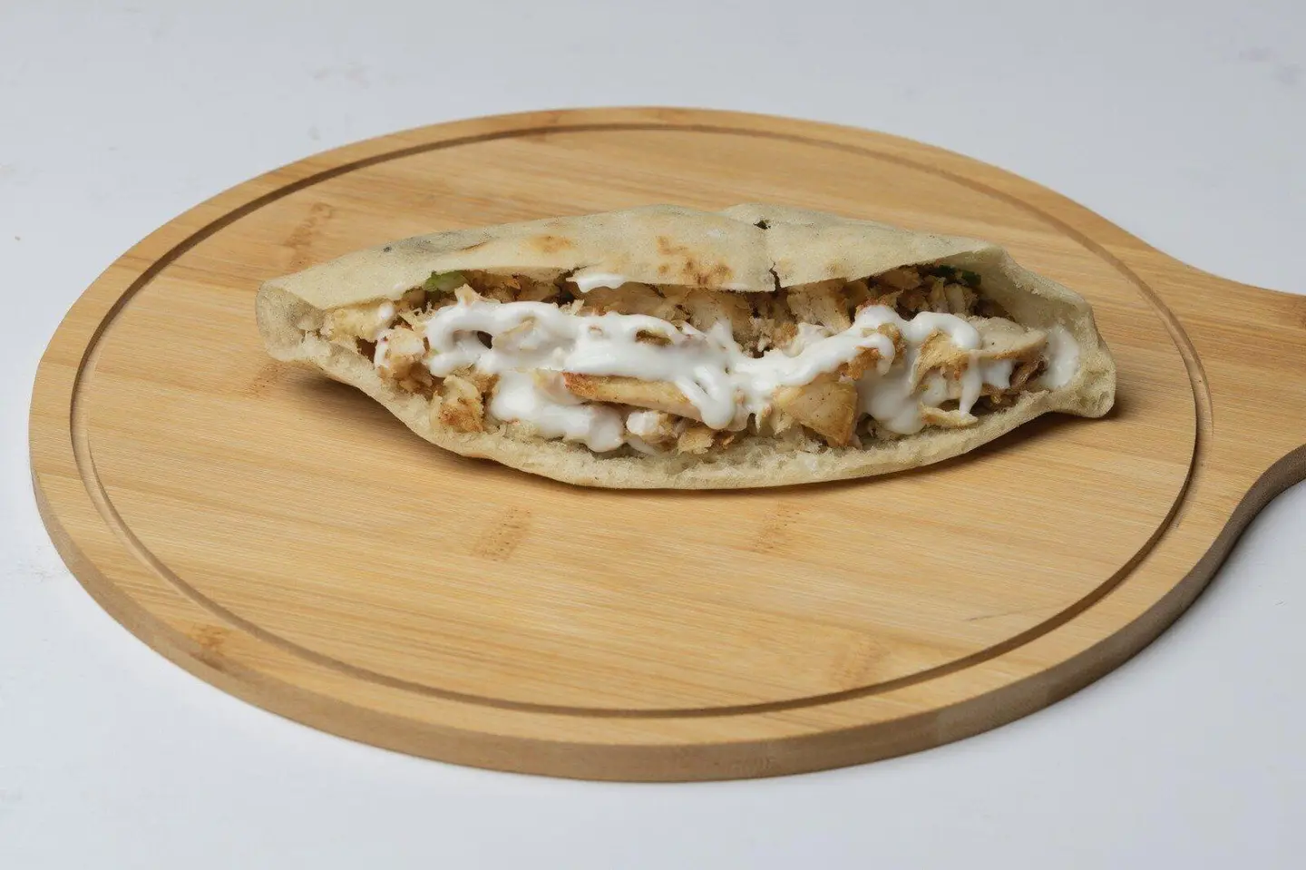 شاورما خبز قص عراقي - دجاج