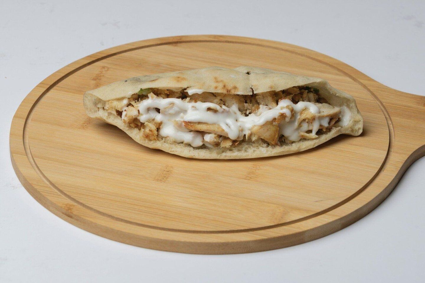 شاورما خبز قص عراقي - دجاج
