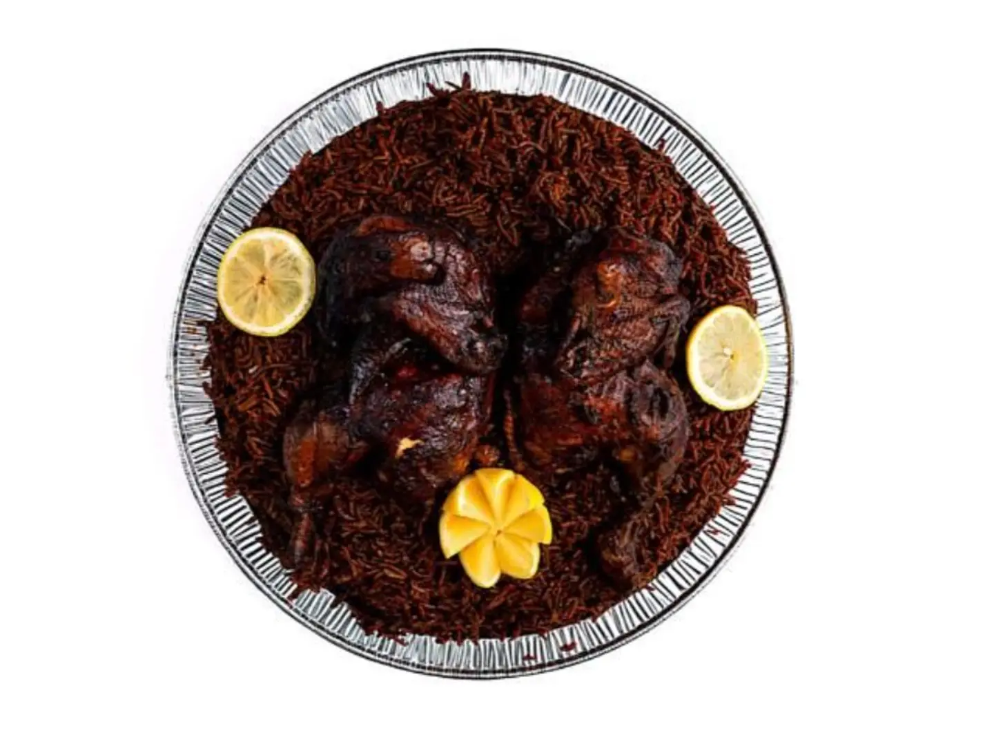 دجاج محموس مع رز محموص - وسط