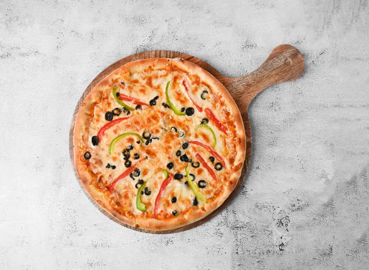 بيتزا خضار - صغير