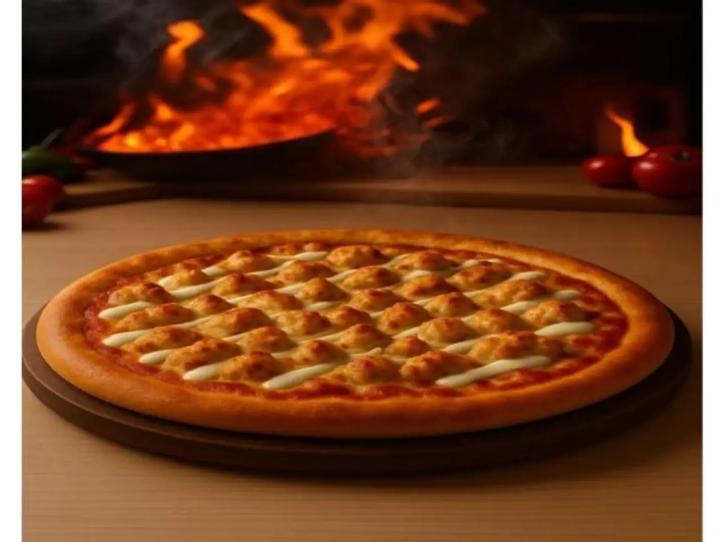 بيتزا دجاج - صغير