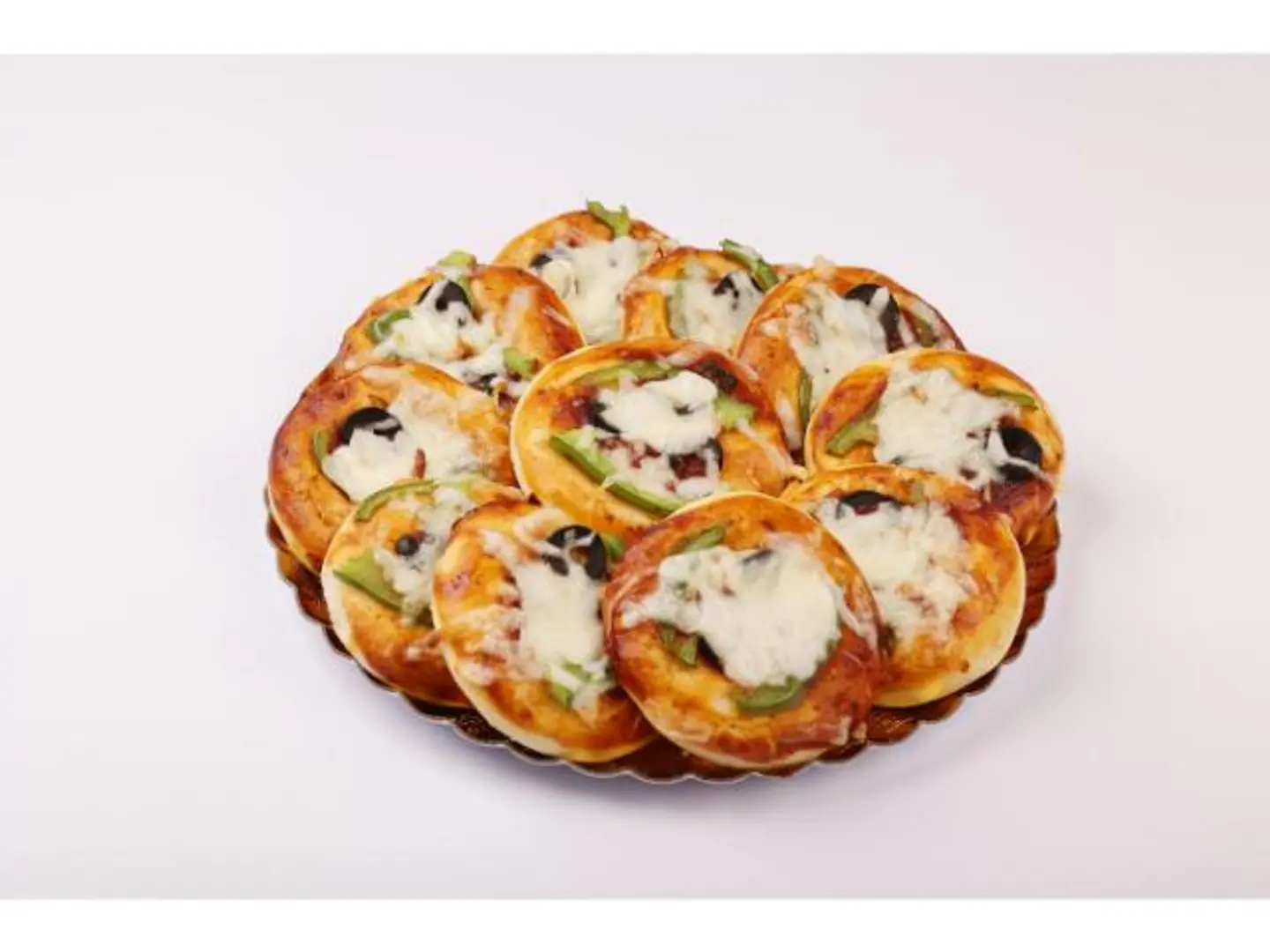 ميني بيتزا خضار - صغير