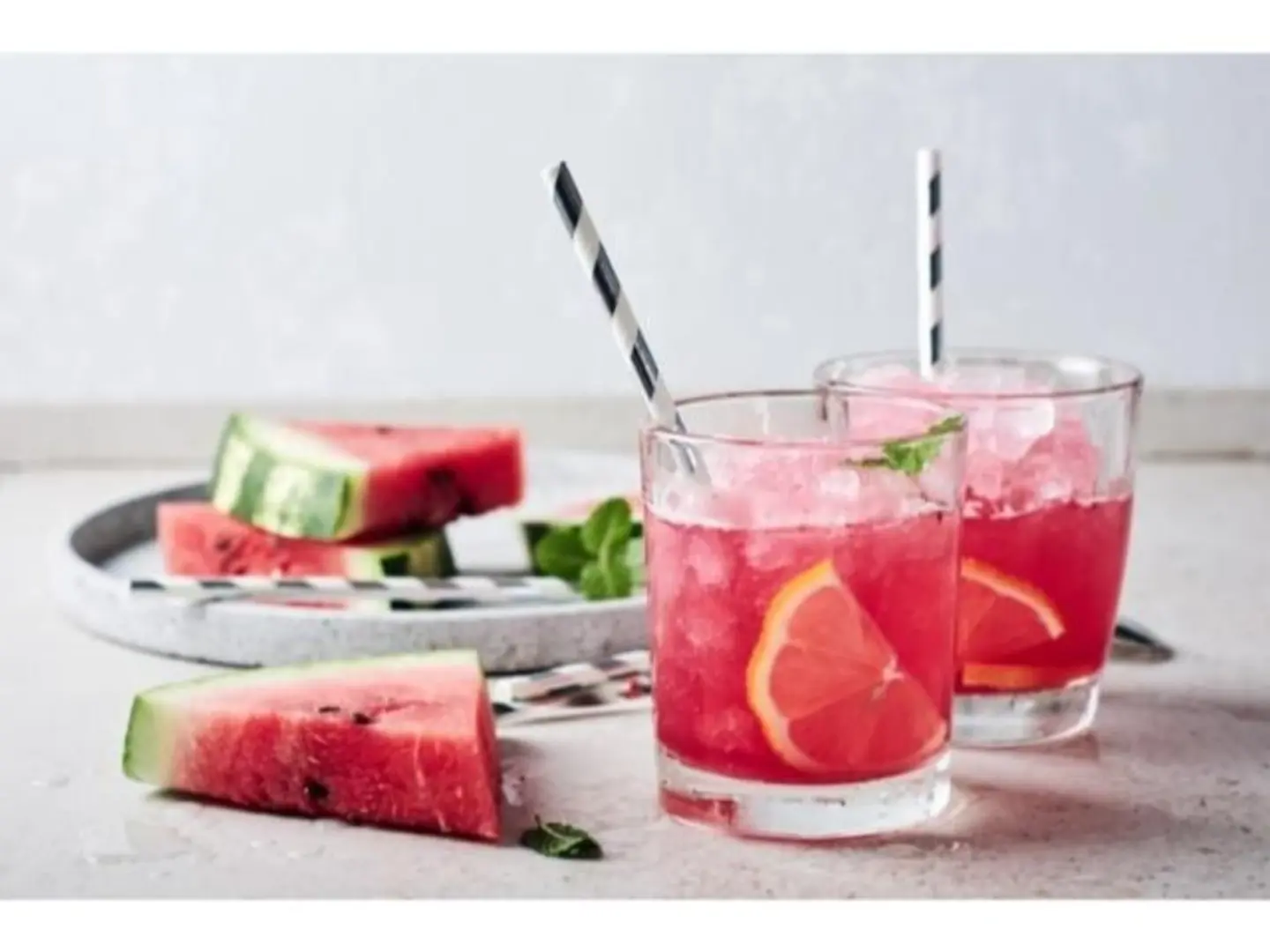 Watermelon, Lemon, Mint, Beetroot, And Ginger Juice - Medium Cup