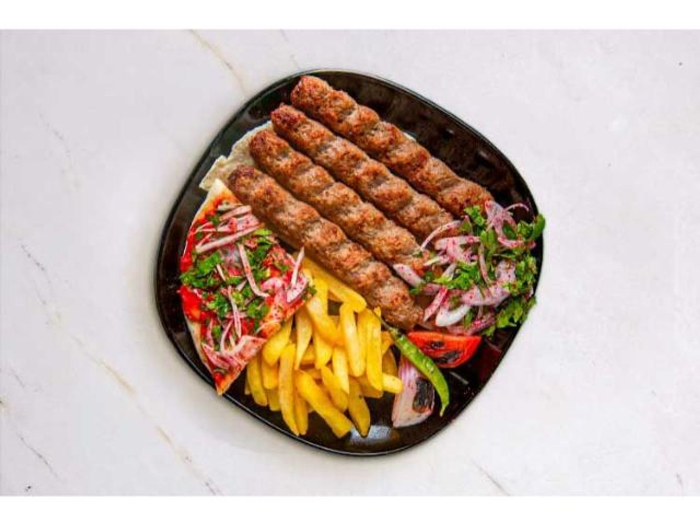 Iraqi Lamb Kebab - For One Person