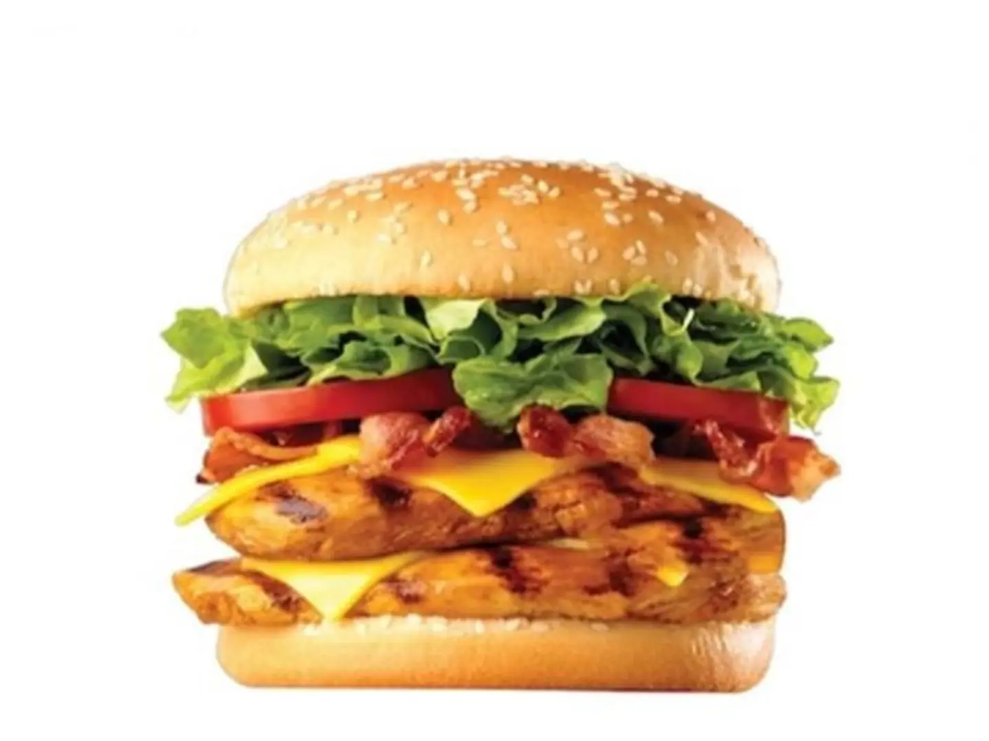 برجر دجاج مشوي دبل - ساندوتش