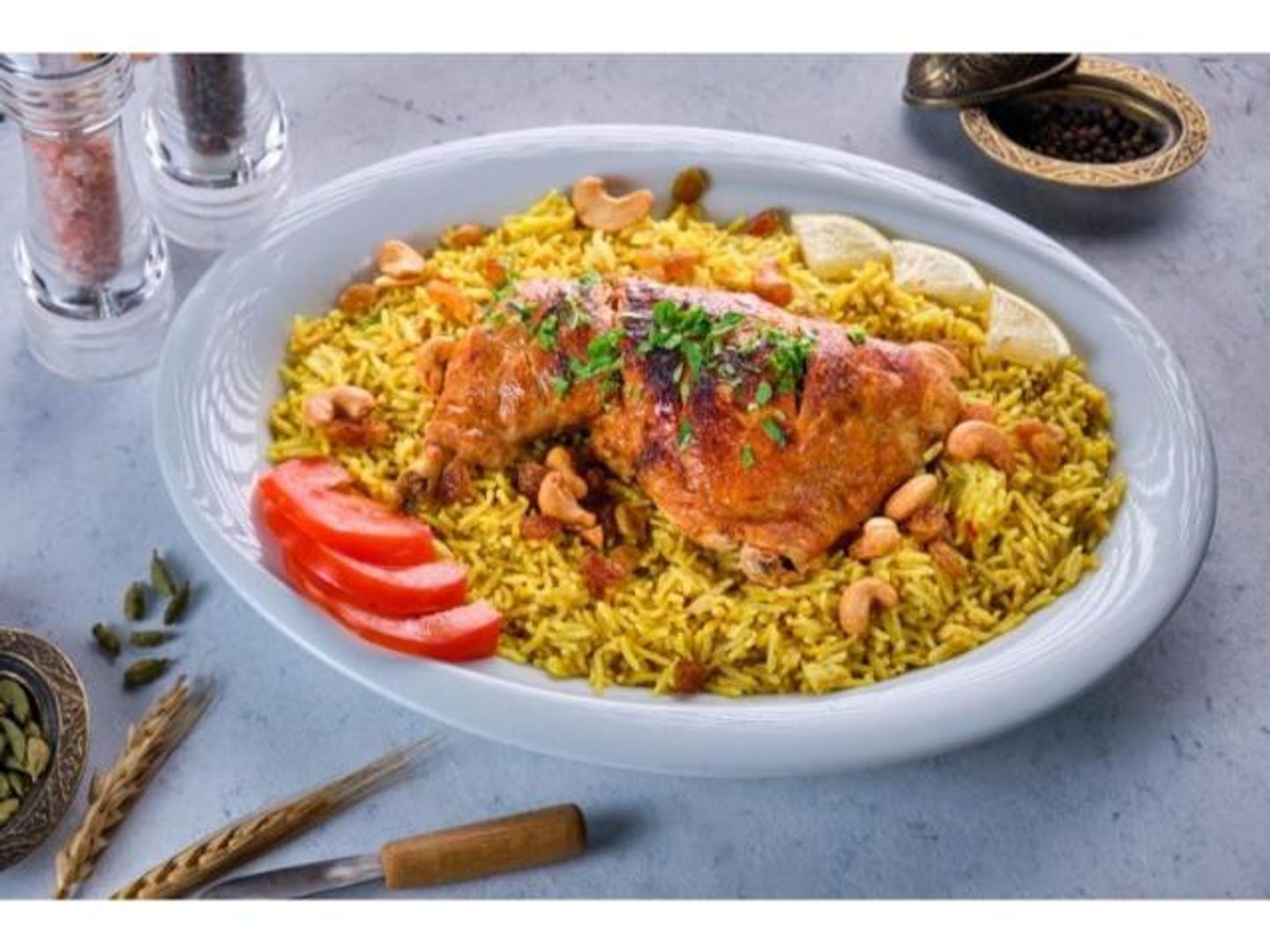 كبسة شواية - ربع دجاجة