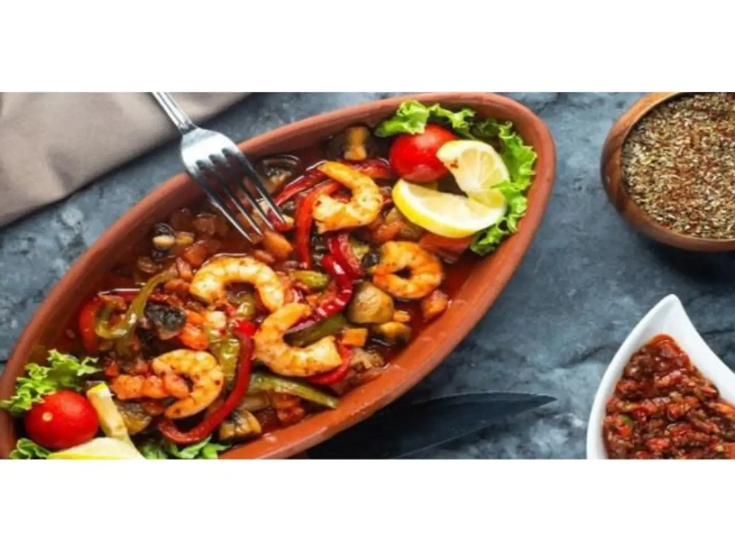 Alexandrian Shrimp With A Mixture - Medium