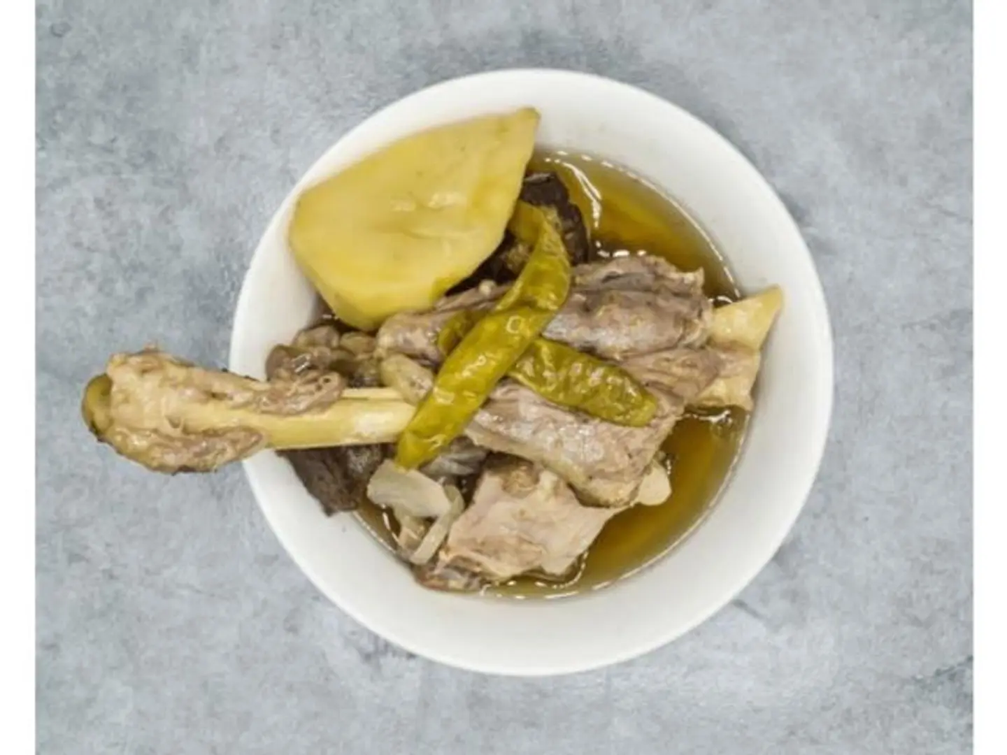 طبق لحم ضأن روش - صحن