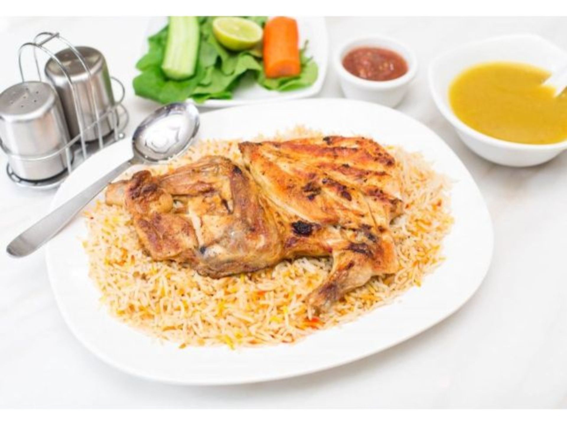 دجاج مظبي - نص حبة دجاج