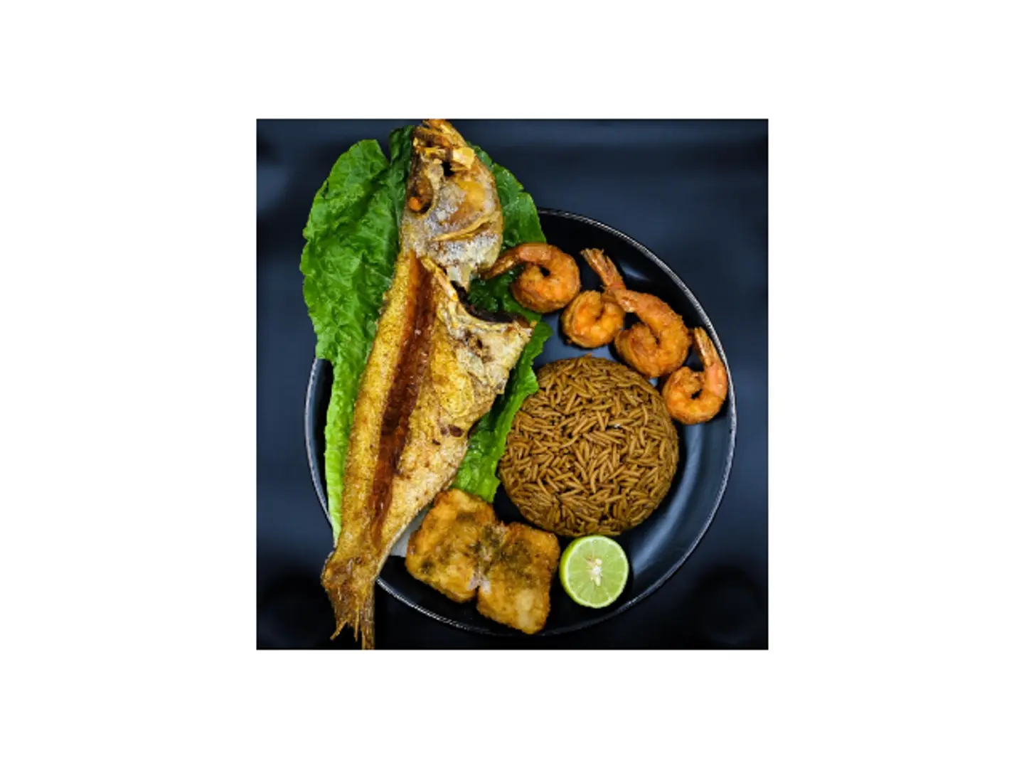 Mix Fried Fish Meal - White Rice