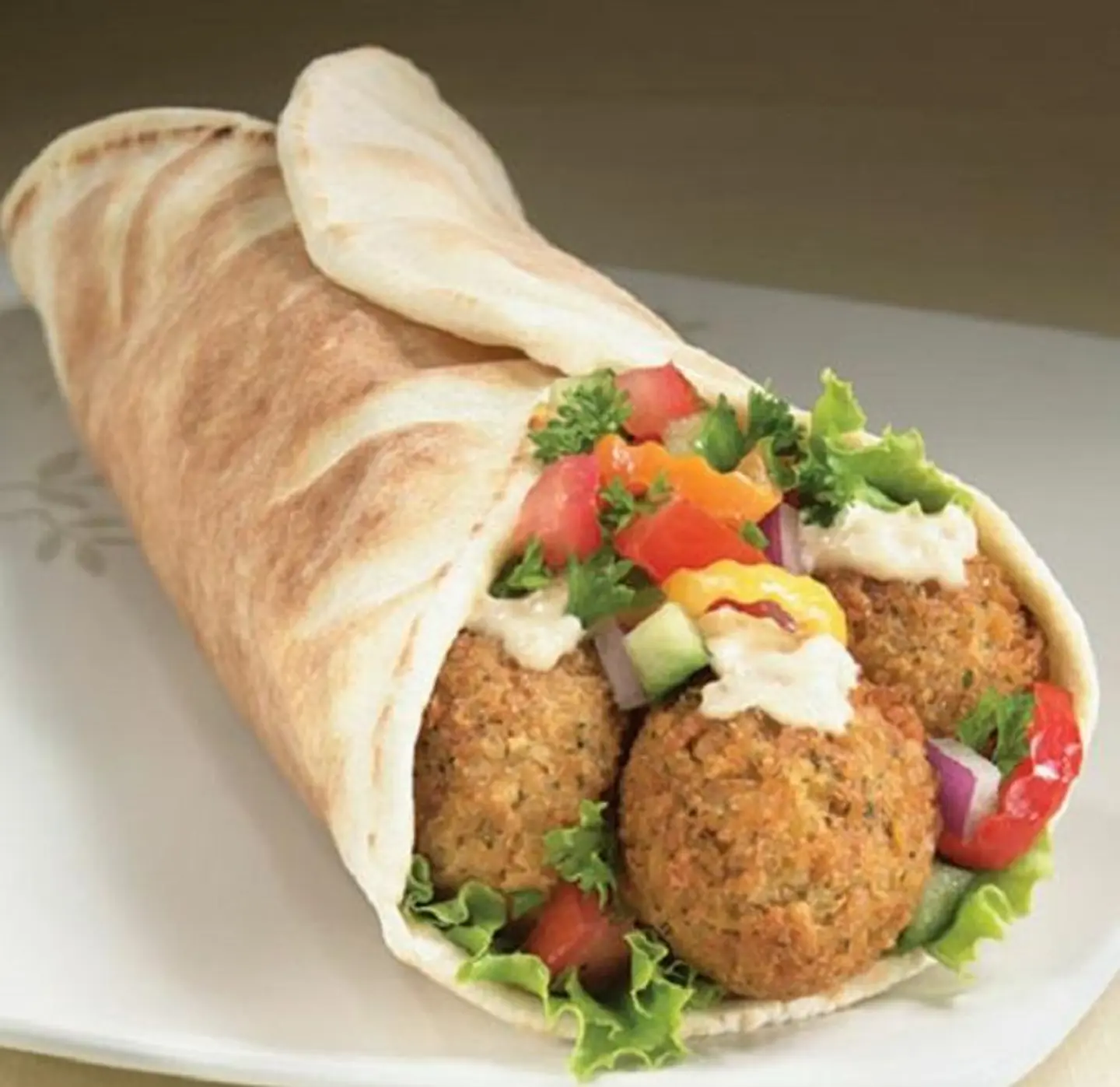 فلافل مشكل - خبز