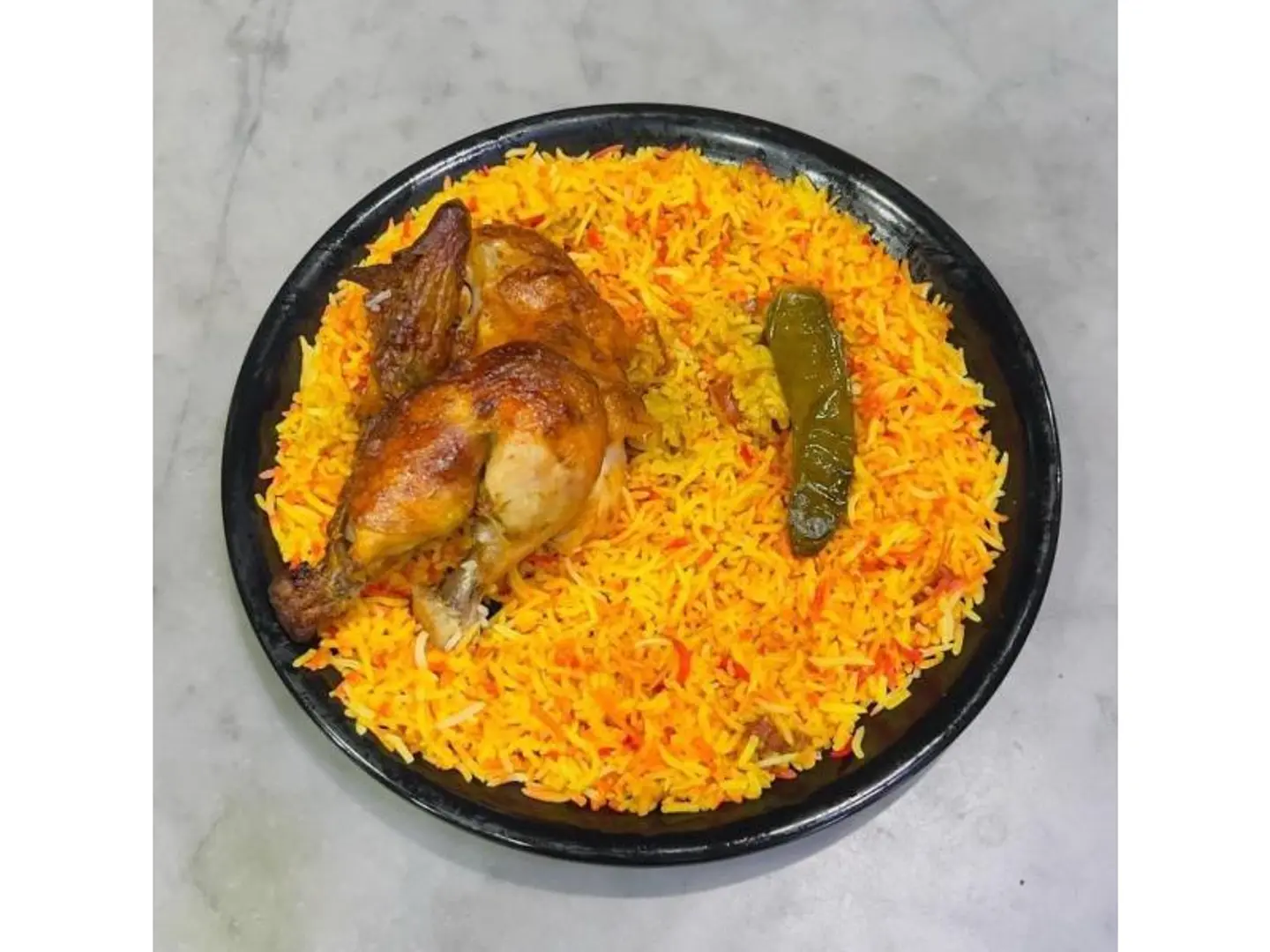 دجاج شواية مع الأرز - ربع دجاج