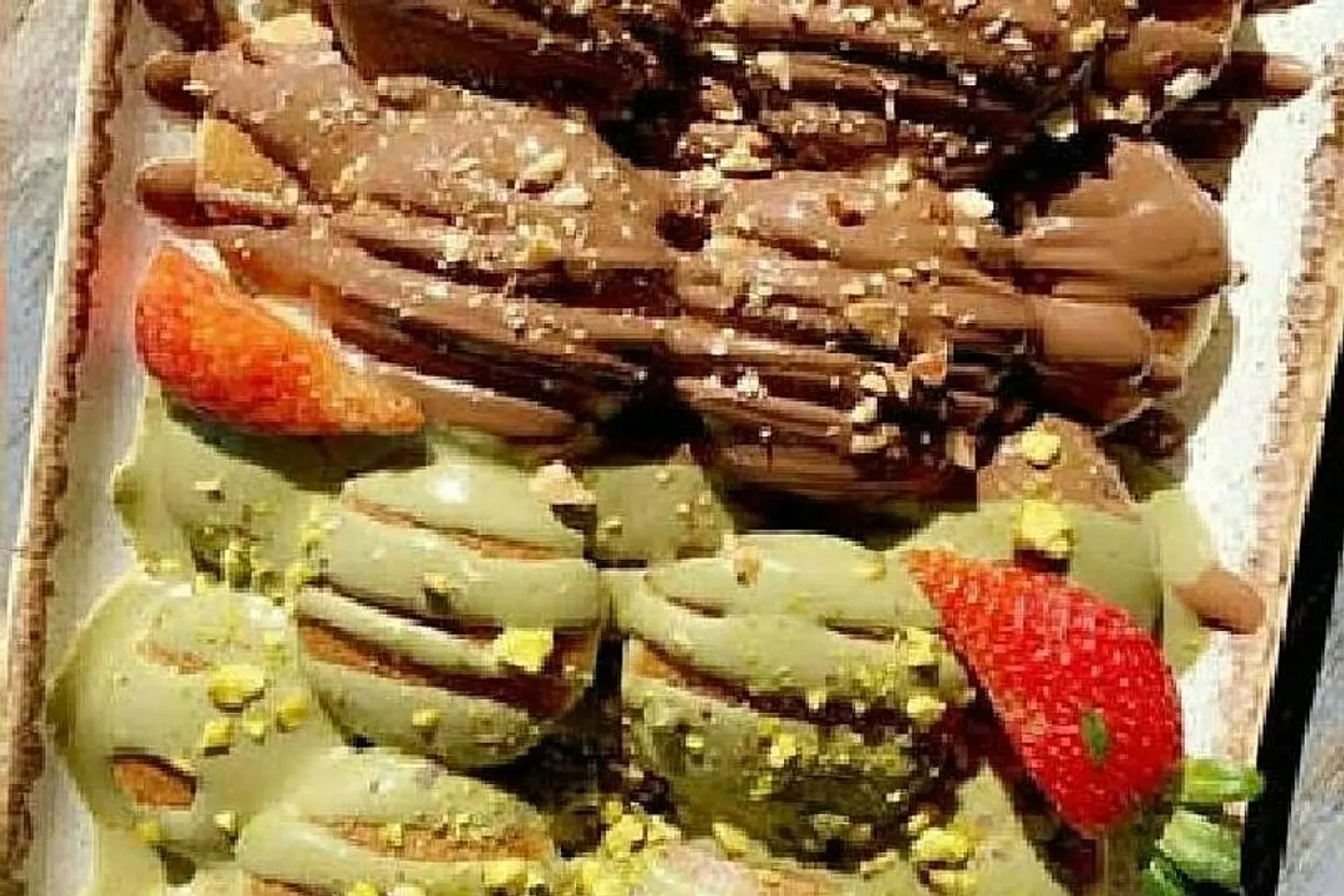 ميني بان كيك - ميني بان كيك فستق