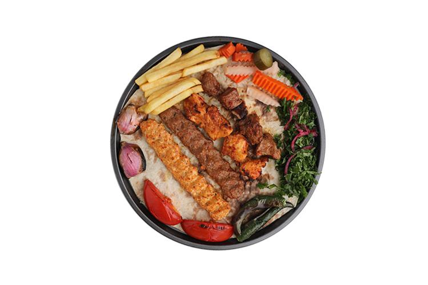 صحن كباب مشكل كبير - صغير