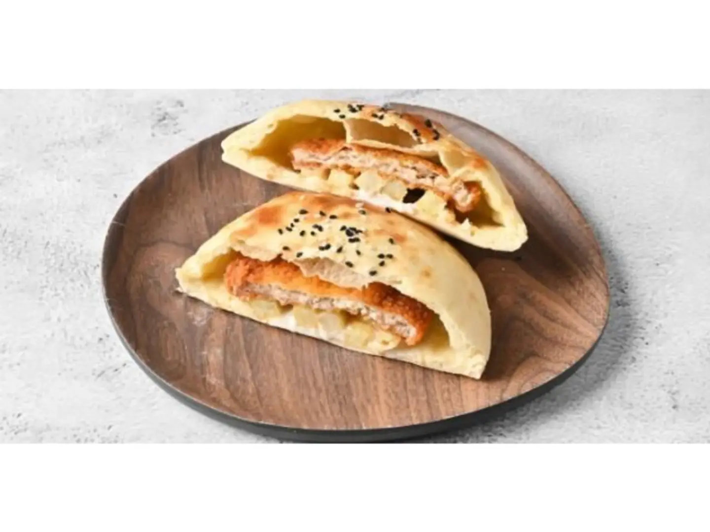 ساندوتش مدور دجاج مكسيكي - بدون جبن