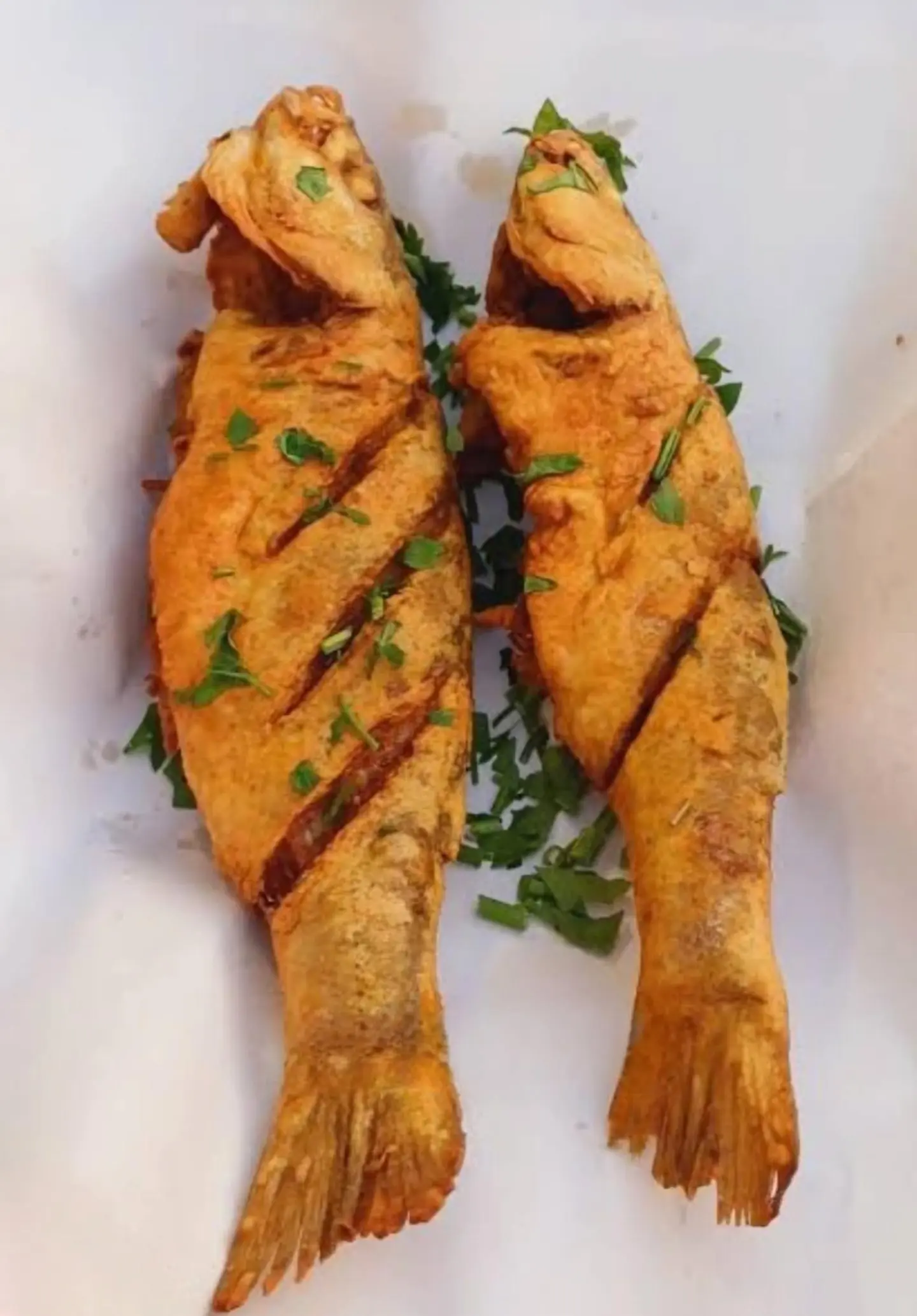 قاروص - مقلي