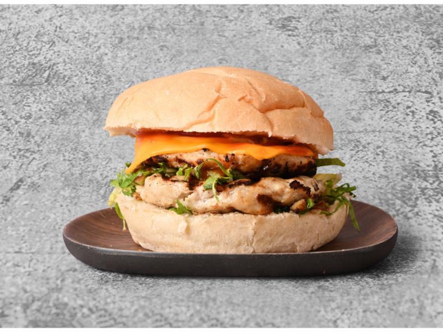 Fresh Grilled Hashi Meat Burger - Sandwich