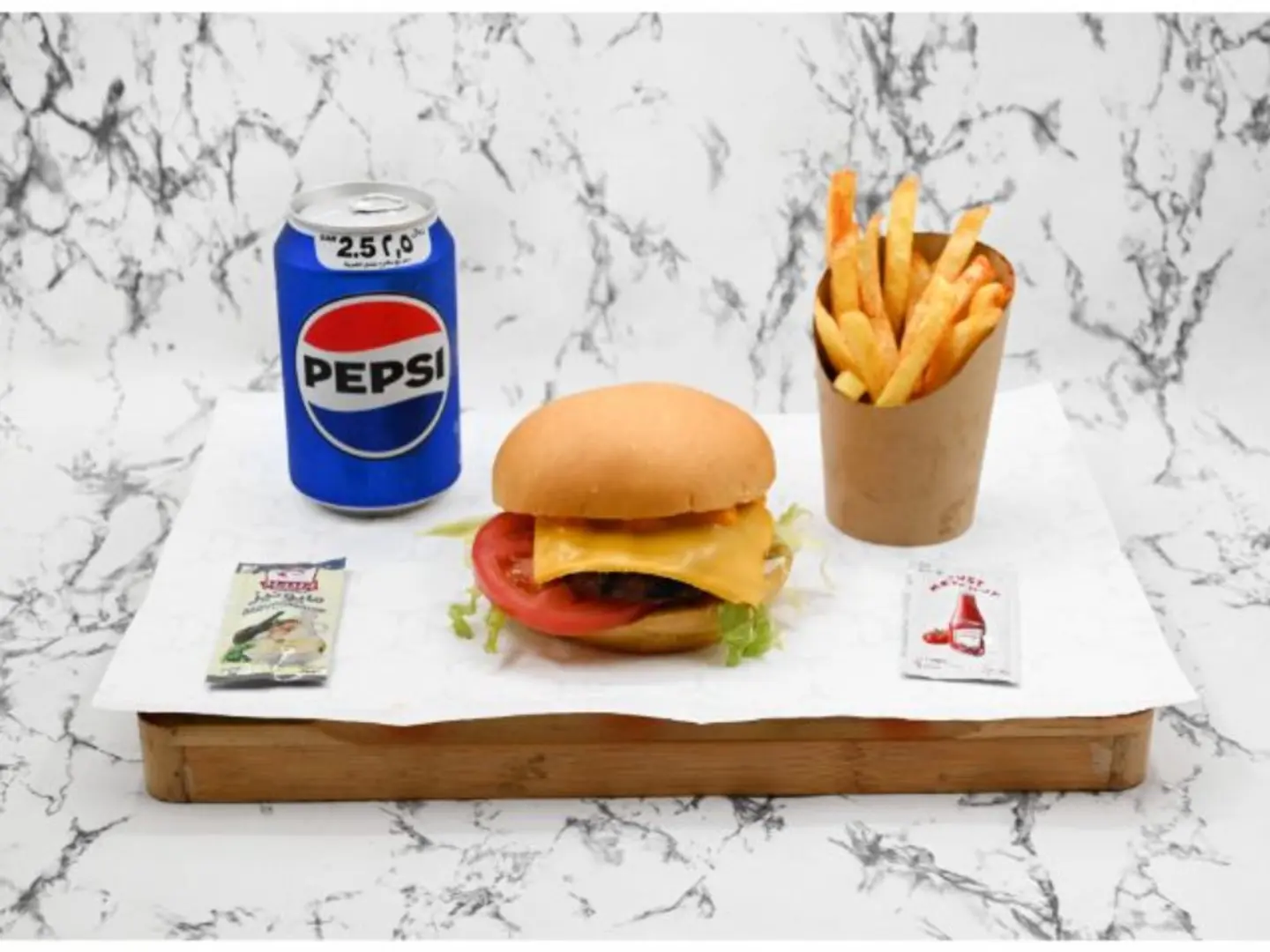 Grilled Camel Burger Meal - Regular