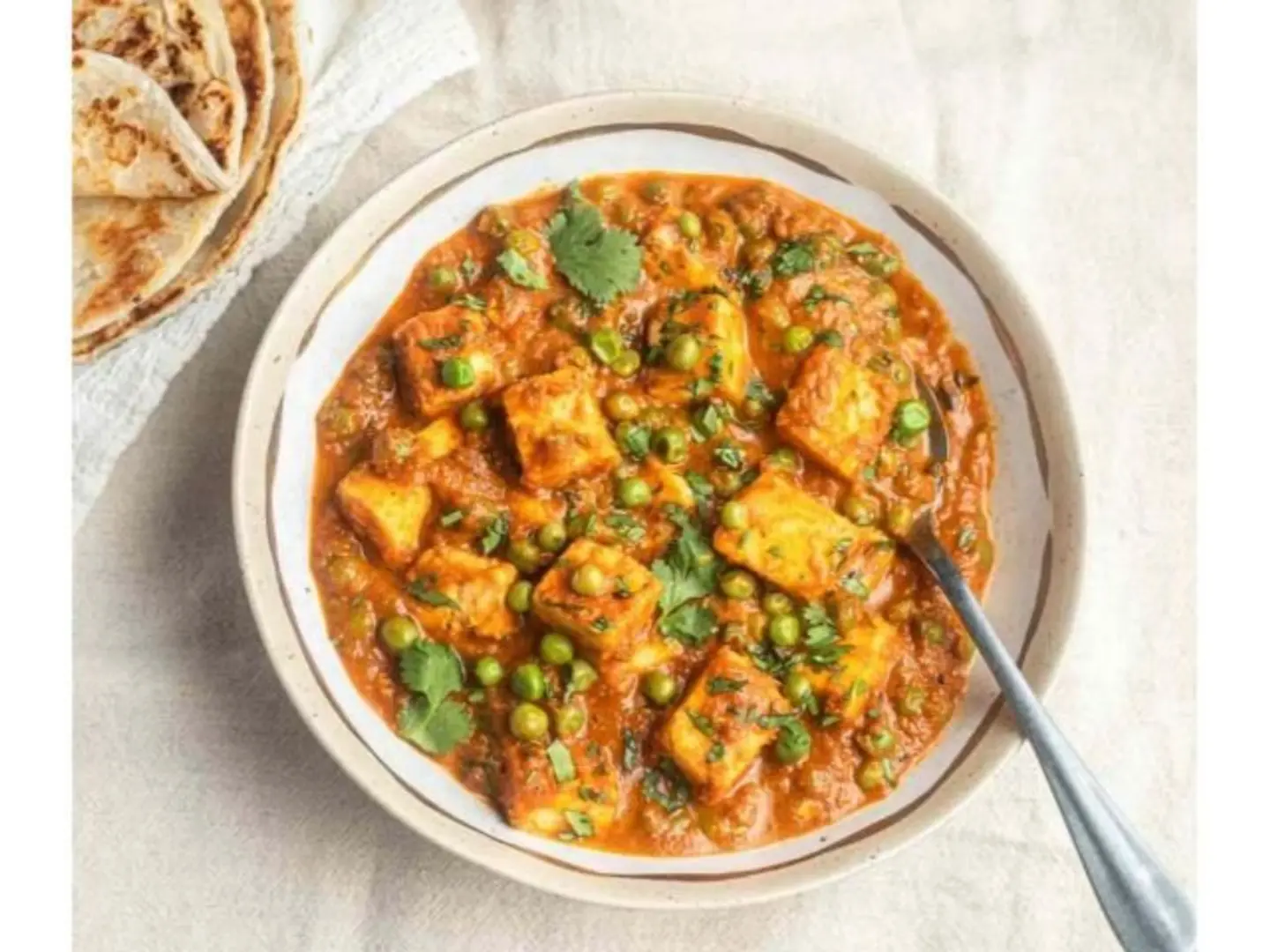 Matar Paneer - Half