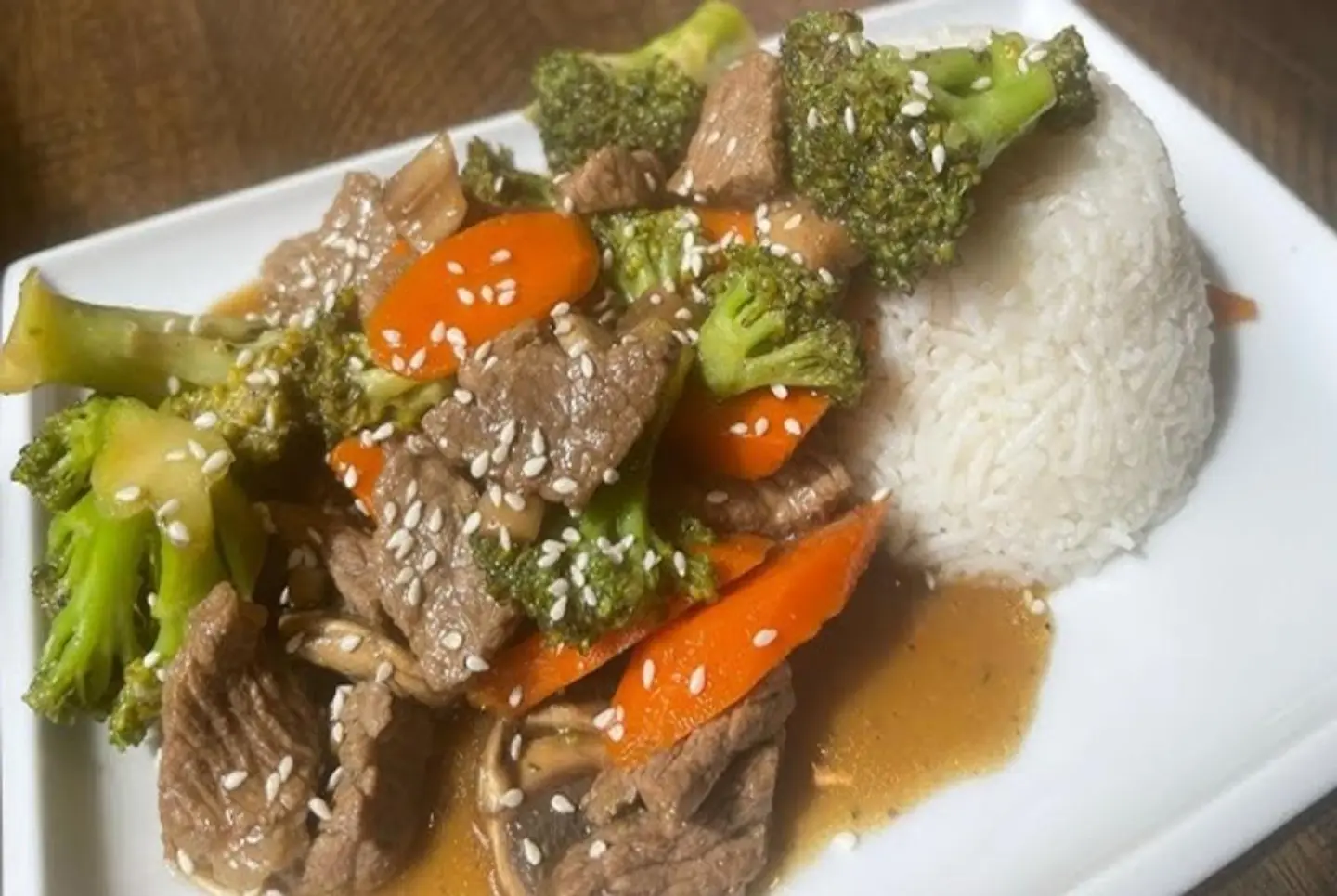 Fried Broccoli With Mixed Meat - Small