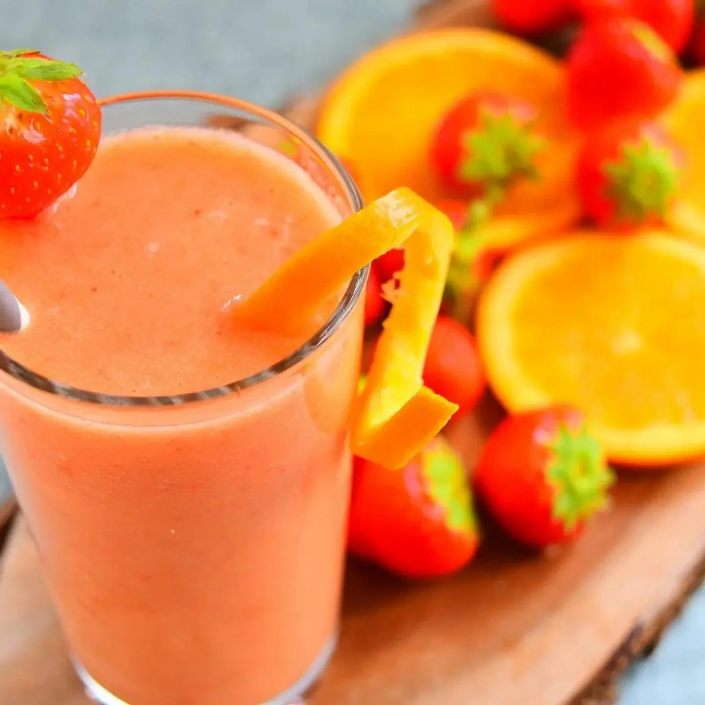 Orange With Strawberries - Small