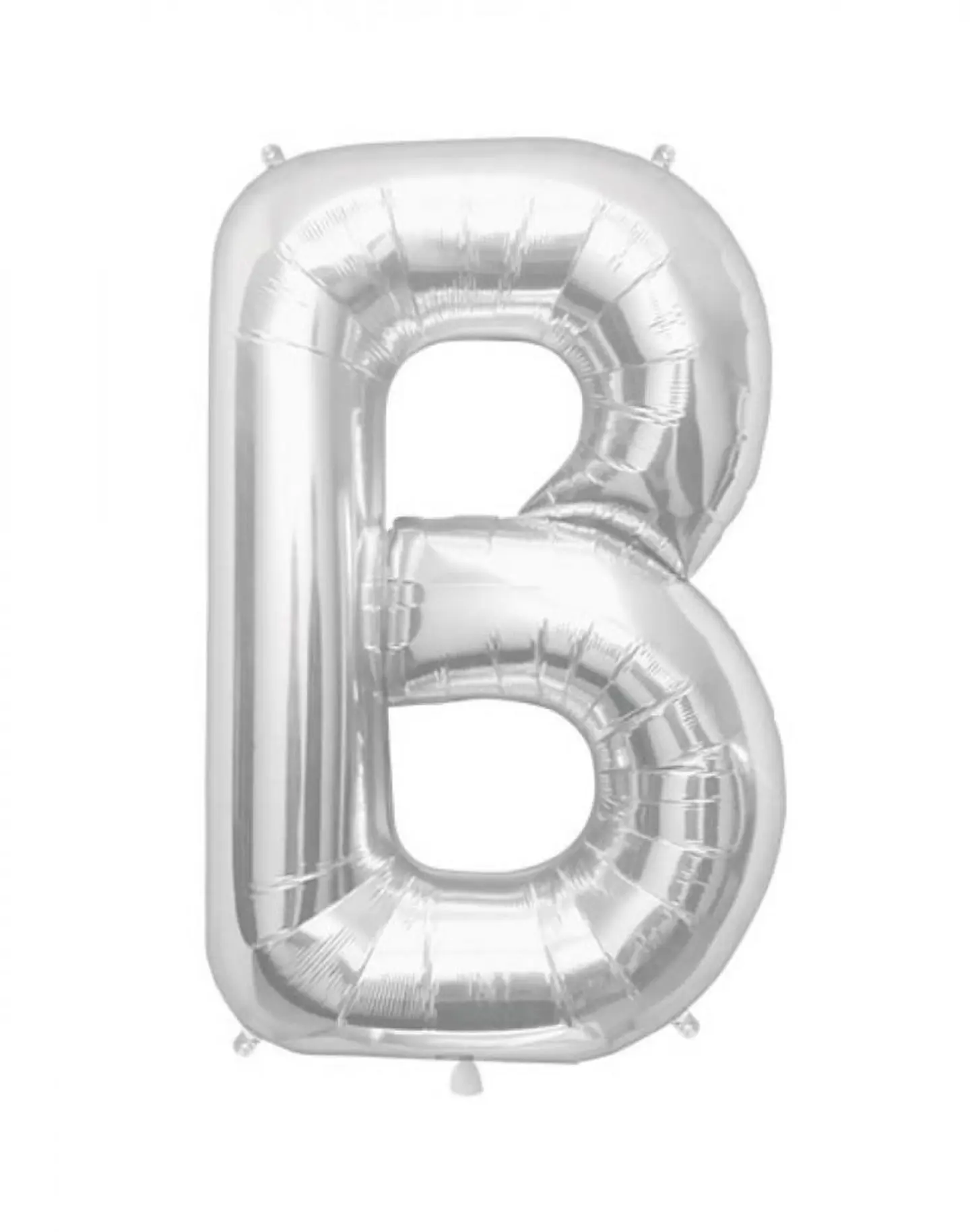 Balloon With The Letter B - Silver