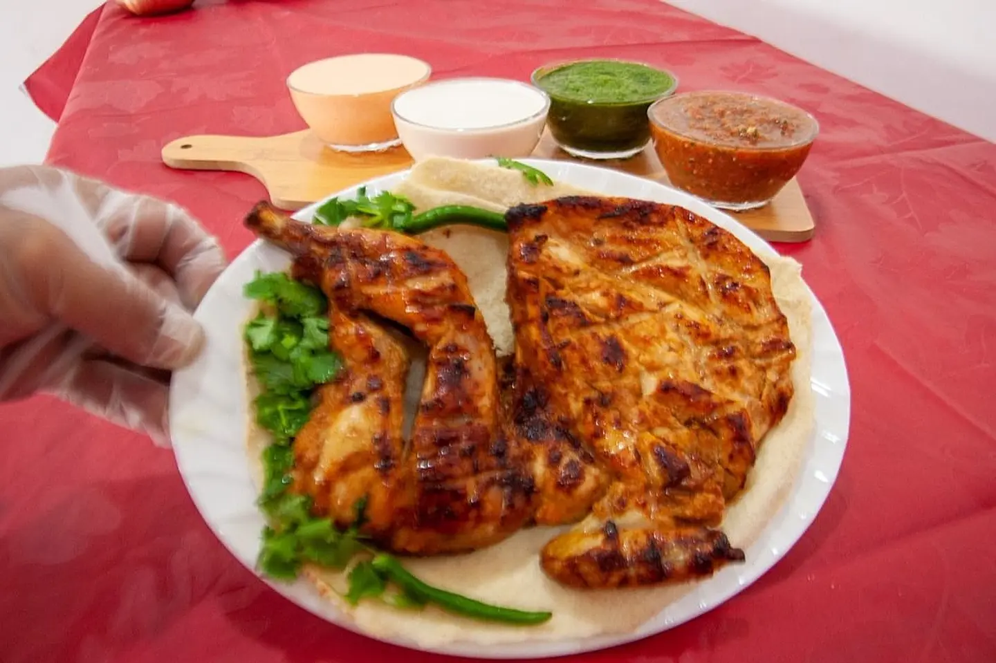 Charcoal Chicken With Rice - Whole Chicken