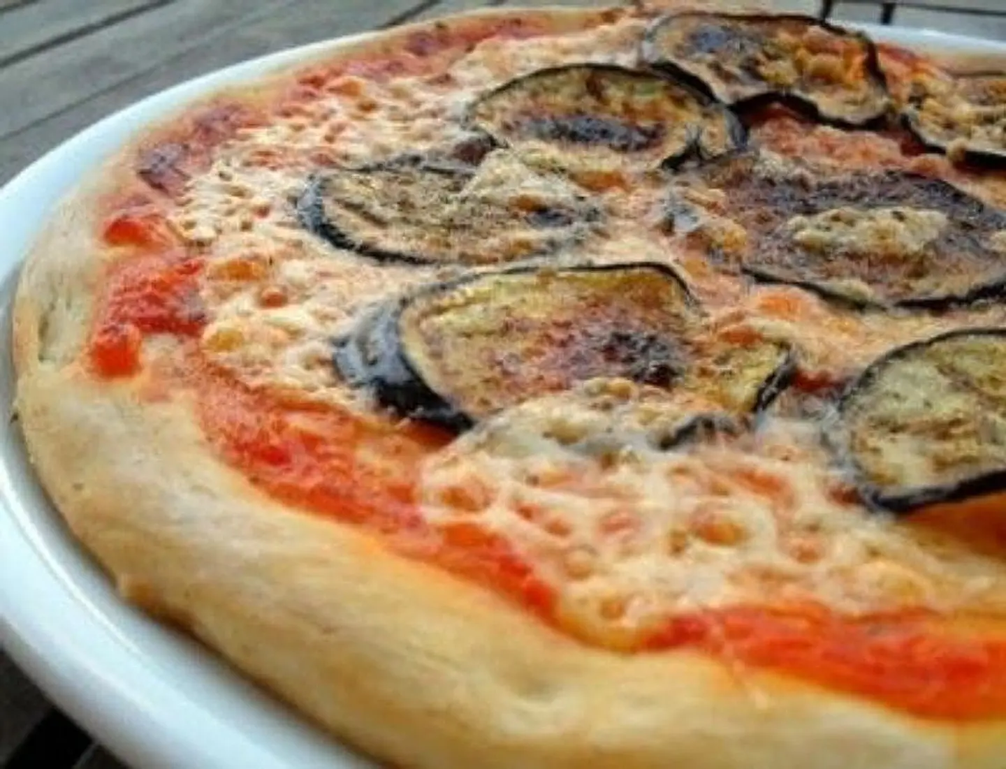 Zucchini And Eggplant Pizza - Medium